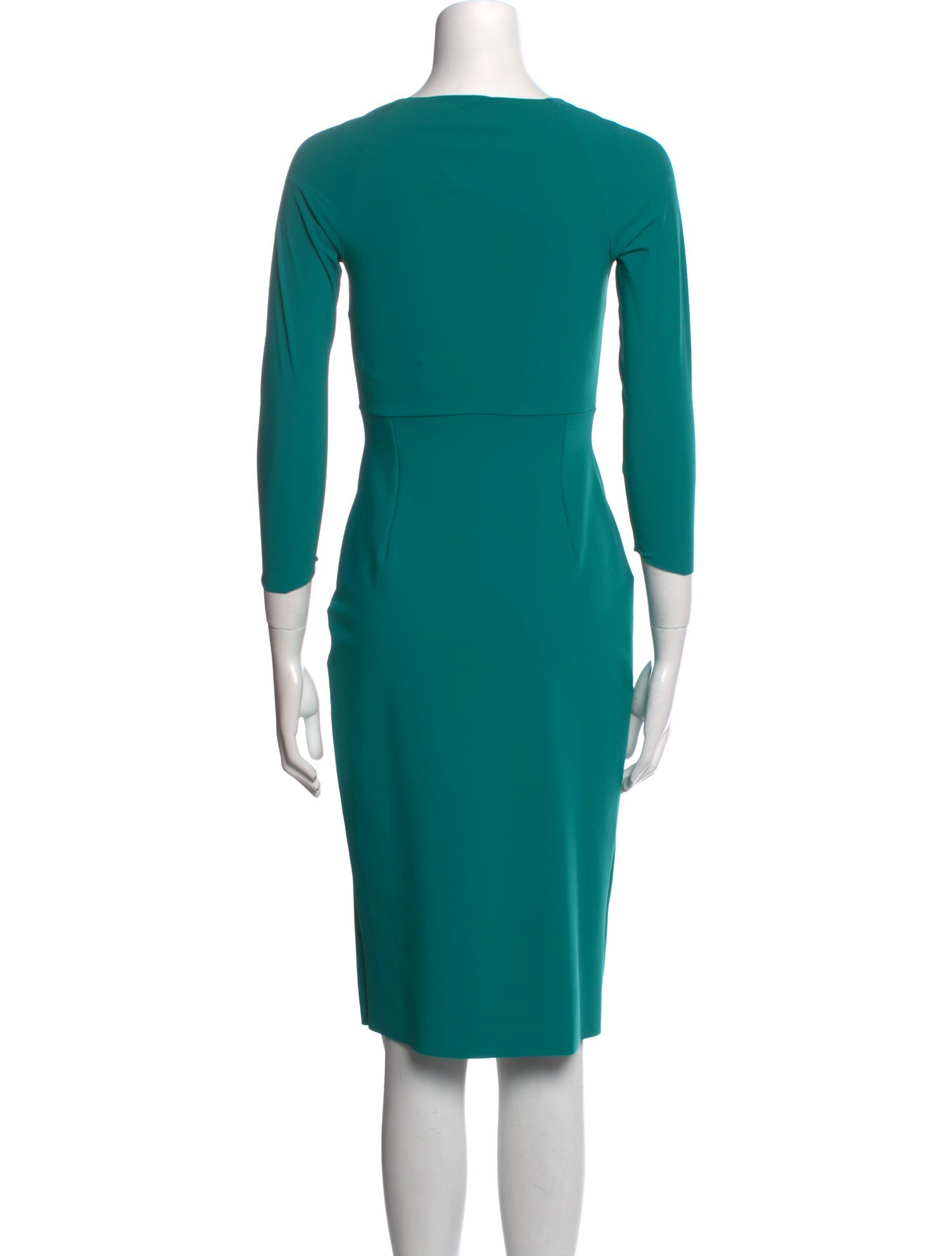 Chiara Boni V-Neck Knee-Length Dress